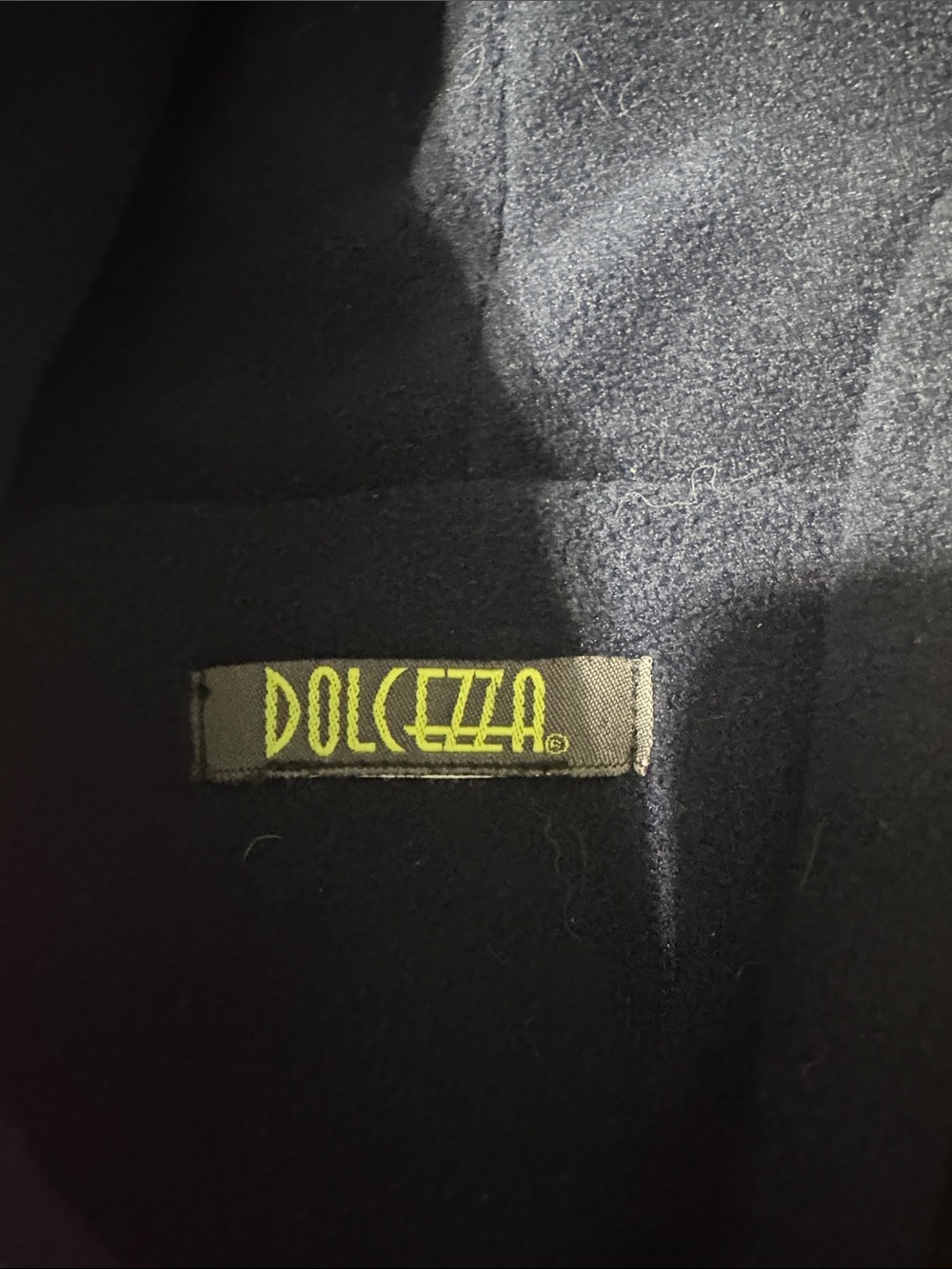 Dolcezza Abstract Geometric Hooded Jacket Textured Woven/Knit XL Wearable Art - Picture 3 of 10